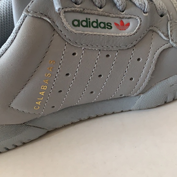 Adidas Yeezy Powerphase Calabasas Grey Sneaker Size W6/M4.5 - Picture 6 of 13